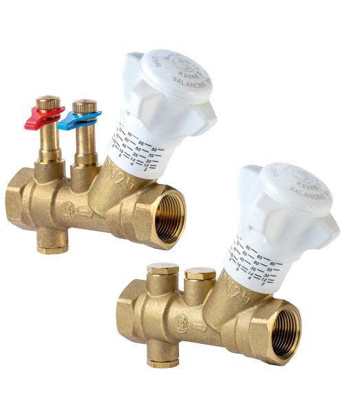 Giacomini static balancing valves – technical datasheet PDF