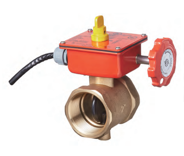 Bronze butterfly valve for fire protection – datasheet PDF