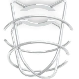 UNIVAL Chrome-plated Sprinkler Cage — Chrome-plated sprinkler protection cage — UNIVAL fire sprinkler datasheet PDF