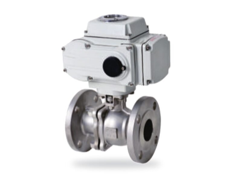 Electric actuated flanged ball valve