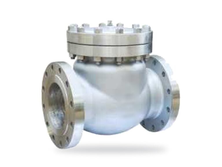 Flanged swing check valve
