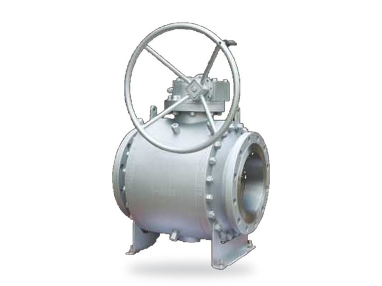 Forged body trunnion mounted ball valve with gear operator