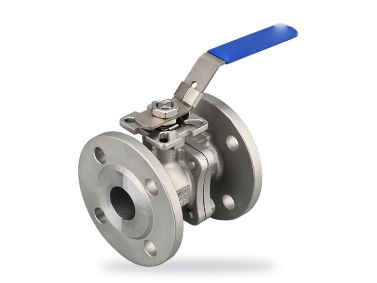 Stainless steel flanged ball valve