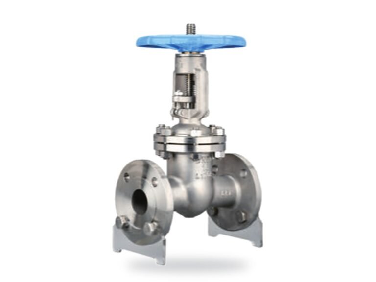Stainless steel flanged gate valve, PN16