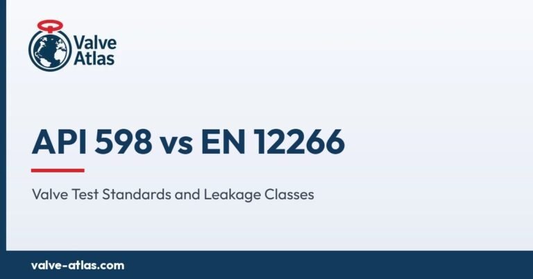 API 598 vs EN 12266: Valve Test Standards and Leakage Classes