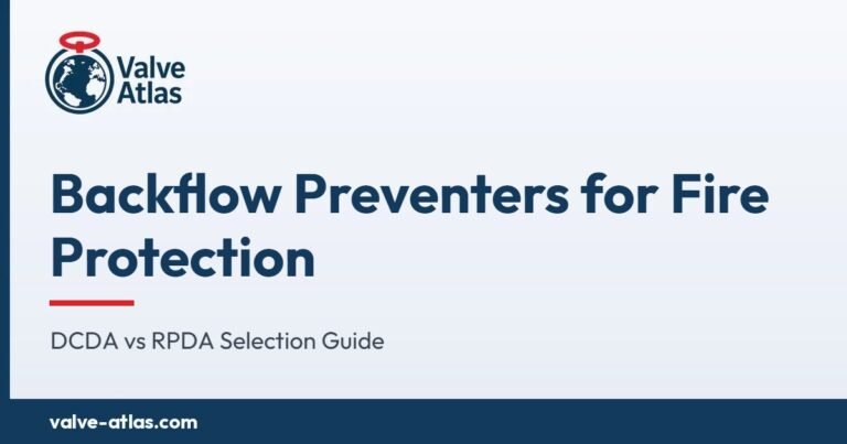Backflow Preventers for Fire Protection: DCDA vs RPDA Selection Guide