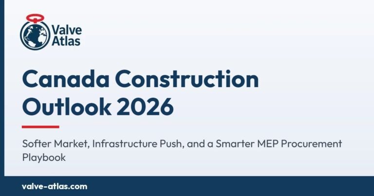 Canada Construction Outlook 2026: Softer Market, Infrastructure Push, and a Smarter MEP Procurement Playbook
