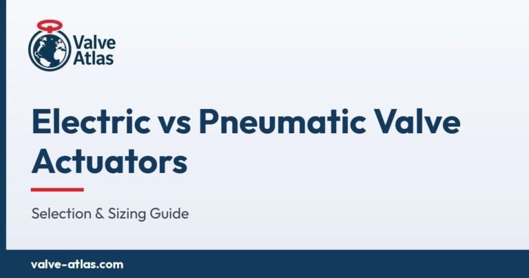Electric vs Pneumatic Valve Actuators: Selection & Sizing Guide
