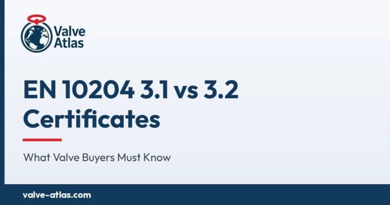 EN 10204 3.1 vs 3.2 Certificates: What Valve Buyers Must Know