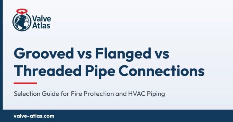 Grooved vs Flanged vs Threaded Pipe Connections: Selection Guide for Fire Protection and HVAC Piping