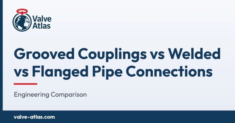 Grooved Couplings vs Welded vs Flanged Pipe Connections: Engineering Comparison