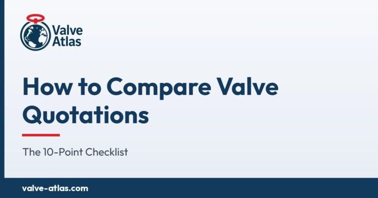 How to Compare Valve Quotations: The 10-Point Checklist