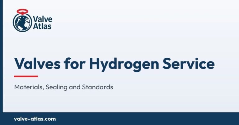 Valves for Hydrogen Service: Materials, Sealing and Standards