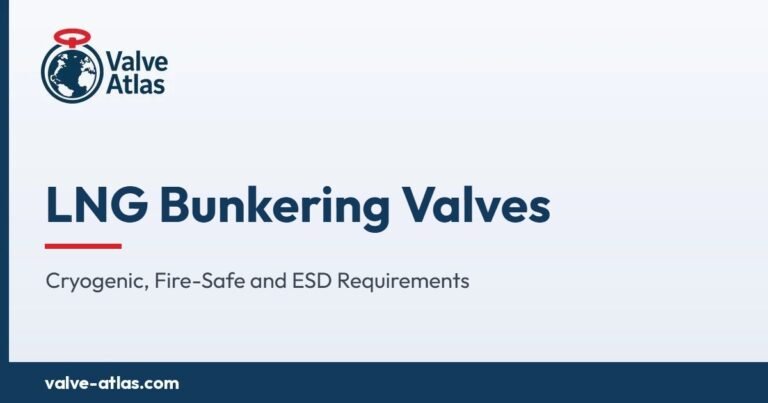 LNG Bunkering Valves: Cryogenic, Fire-Safe and ESD Requirements