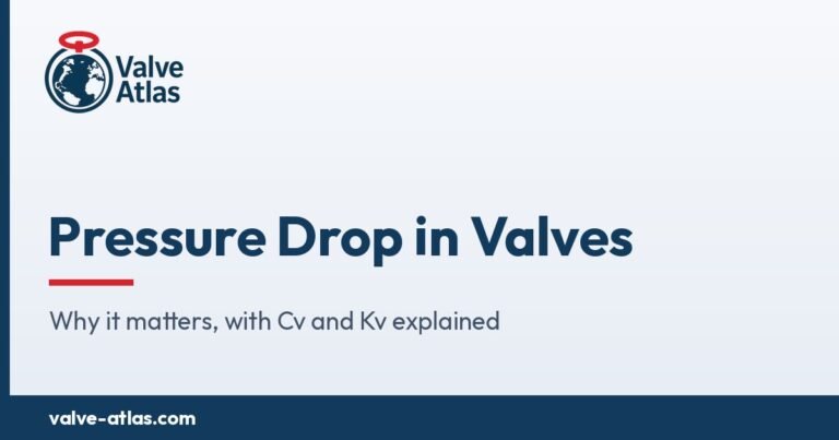 Pressure drop in valves, Cv and Kv – ValveAtlas
