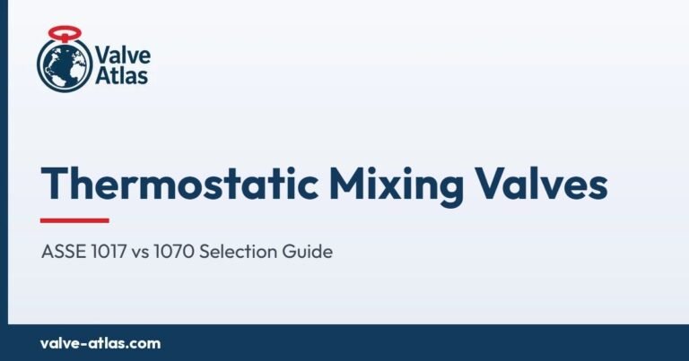 Thermostatic Mixing Valves: ASSE 1017 vs 1070 Selection Guide