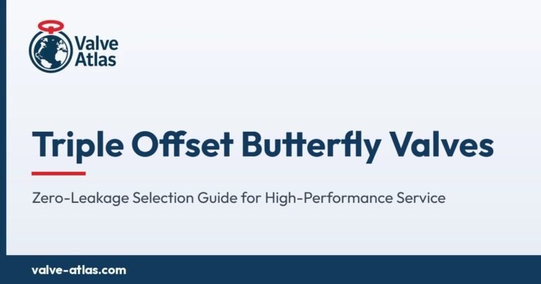 Triple Offset Butterfly Valves: Zero-Leakage Selection Guide for High-Performance Service