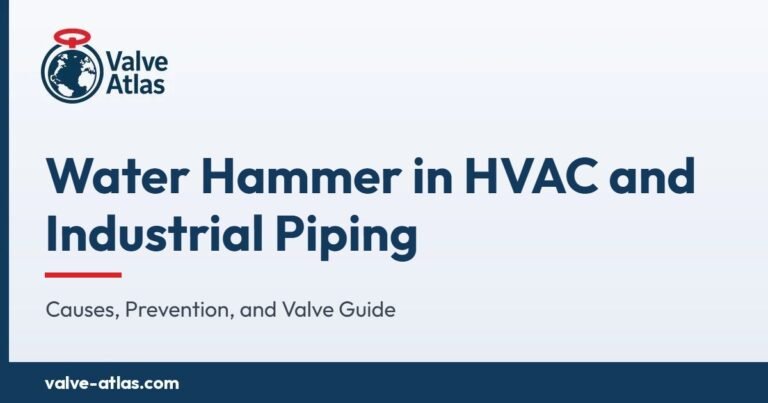 Water Hammer in HVAC and Industrial Piping: Causes, Prevention, and Valve Guide